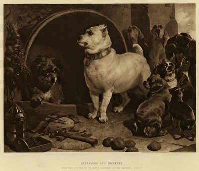 Alexander and Diogenes by Edwin Landseer